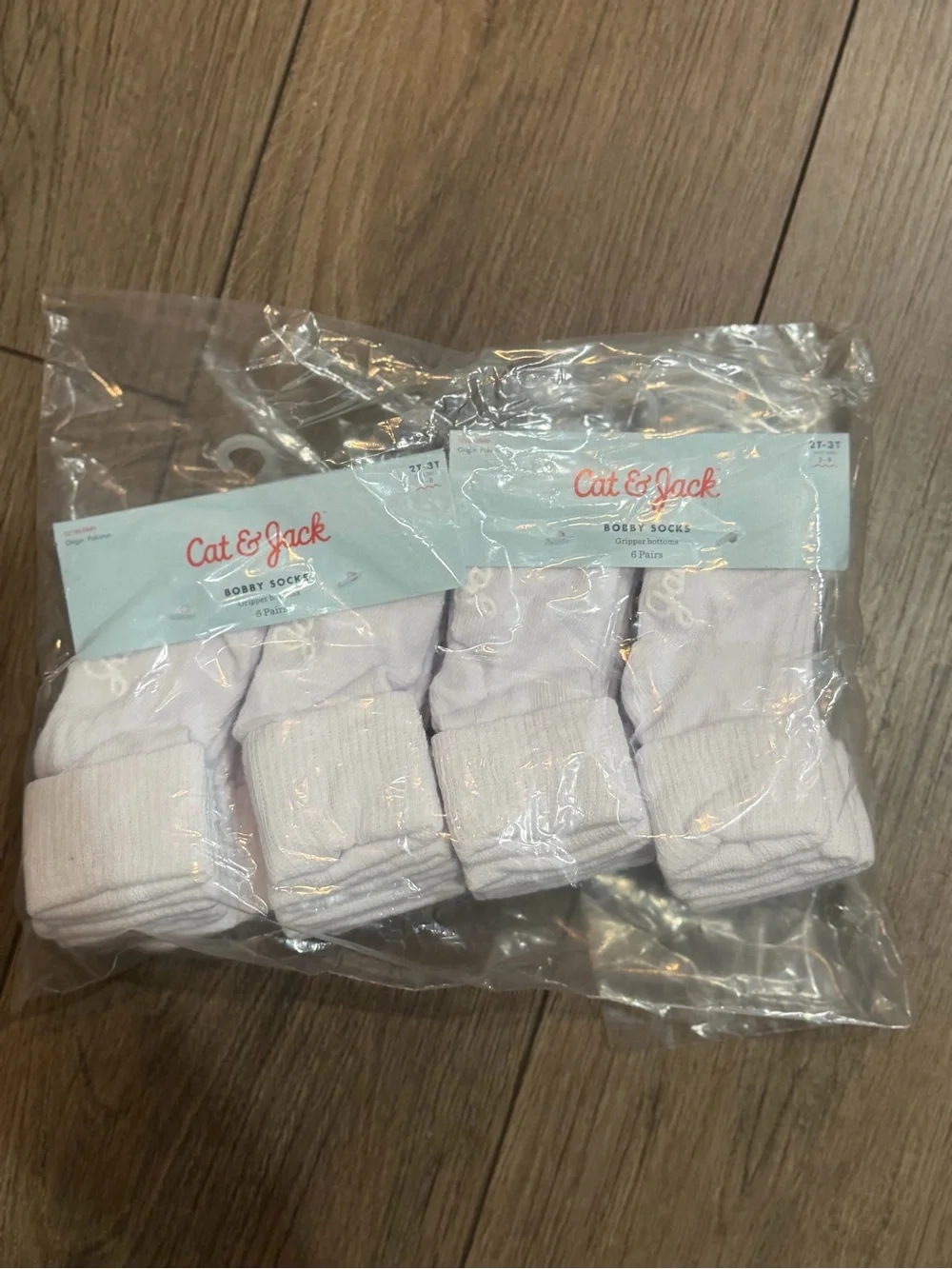 Cat & Jack White kids Bobby Socks - 12 Paids
